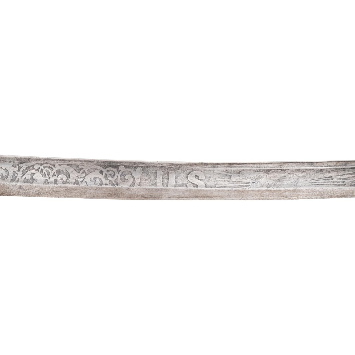 Klingenthal Model 1840/60 Cavalry Officers Saber Inscribed to Major (Col) Daniel Chaplin 2nd Maine Infantry