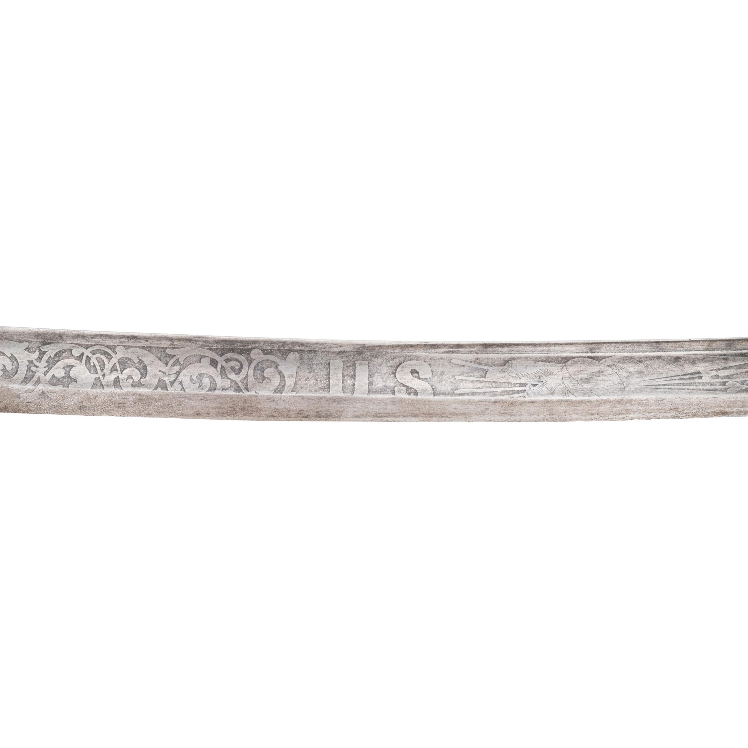 Klingenthal Model 1840/60 Cavalry Officers Saber Inscribed to Major (Col) Daniel Chaplin 2nd Maine Infantry