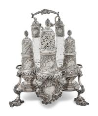 A George II Silver Cruet Stand