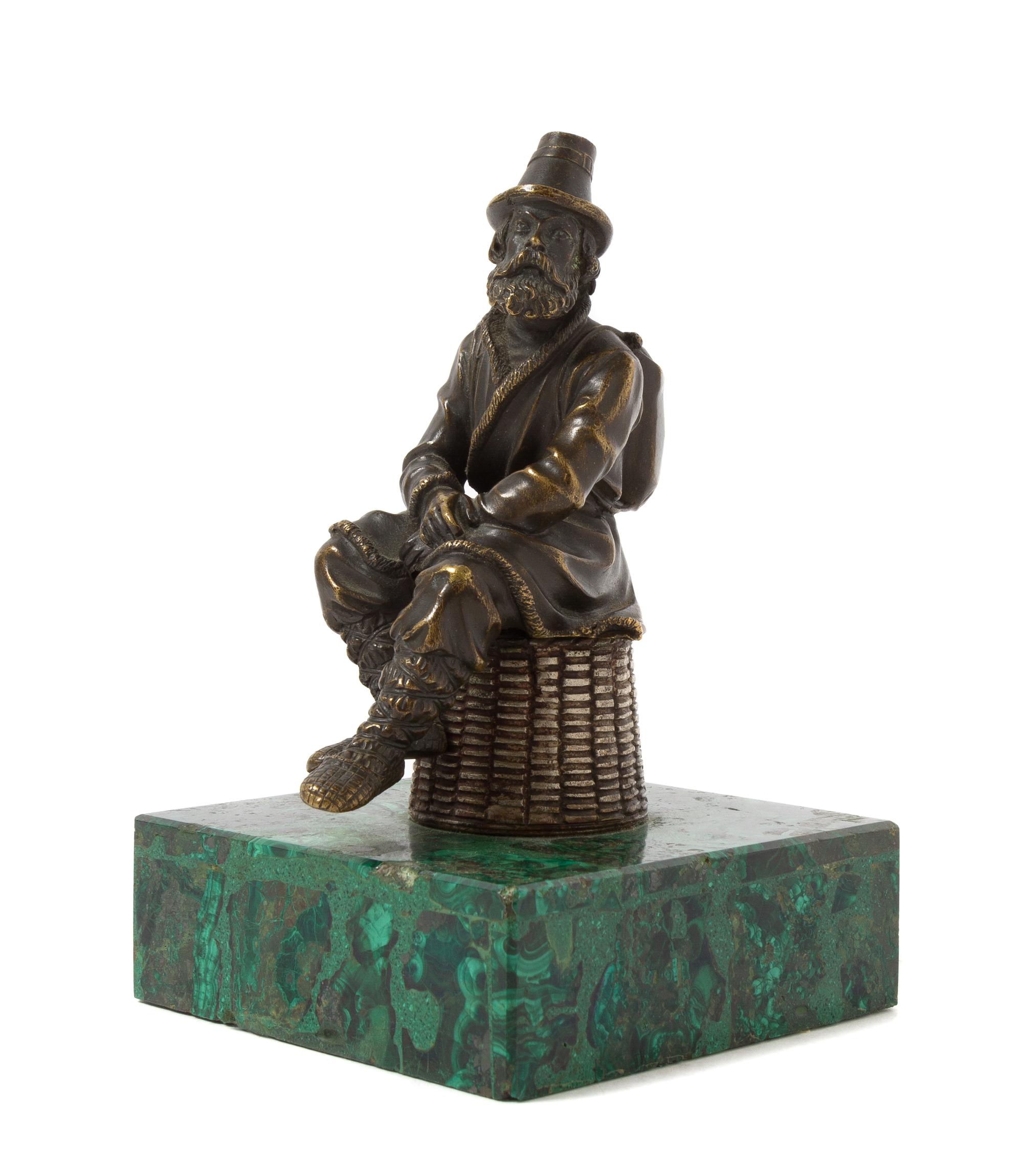 A Continental Gilt Bronze Figure Height 6 inches. — LATE 19TH CENTURY