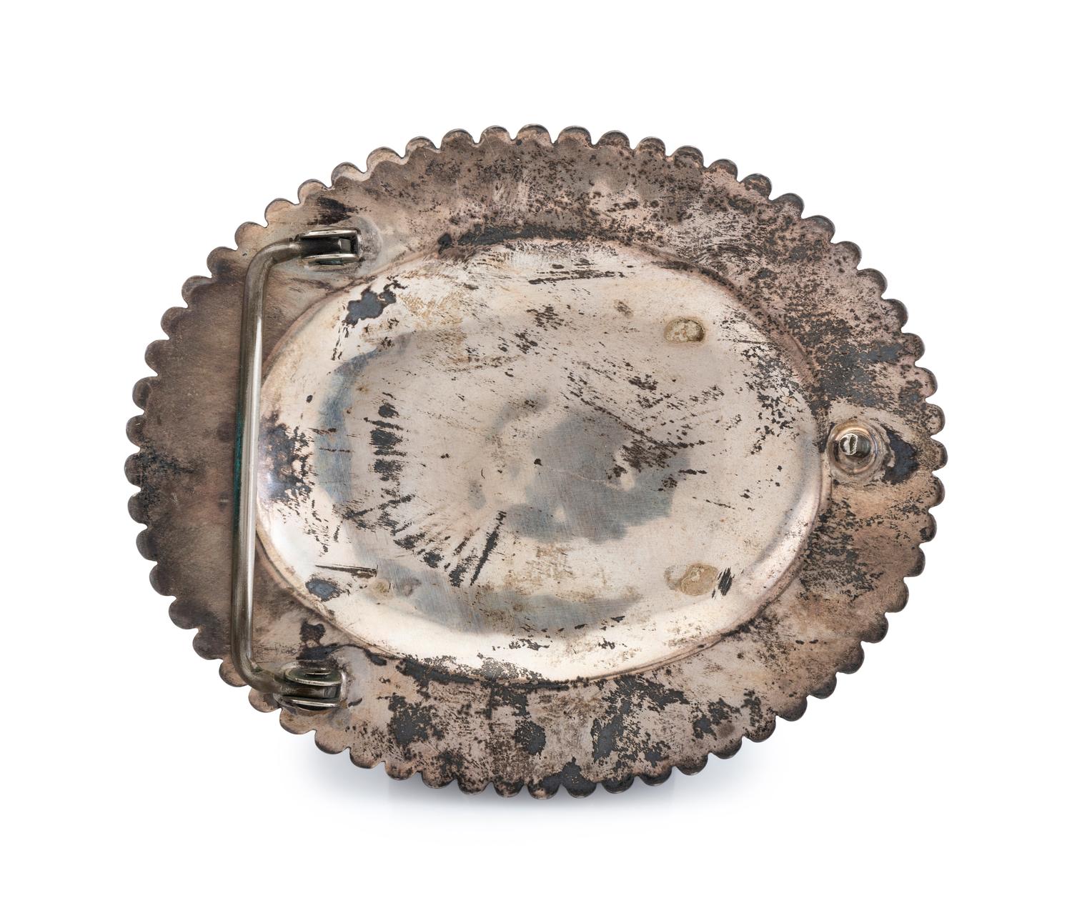 Navajo Silver Belt Buckle