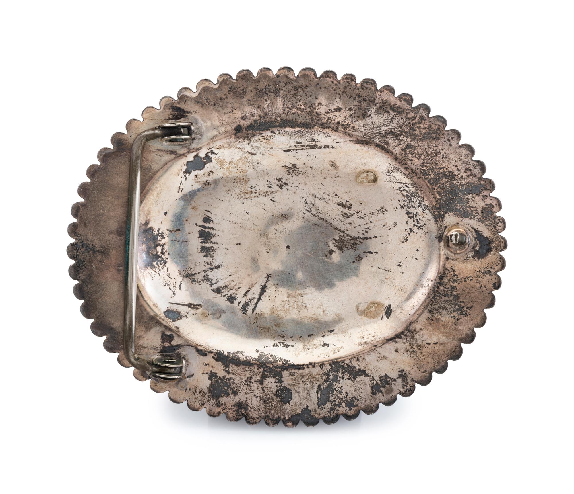 Navajo Silver Belt Buckle