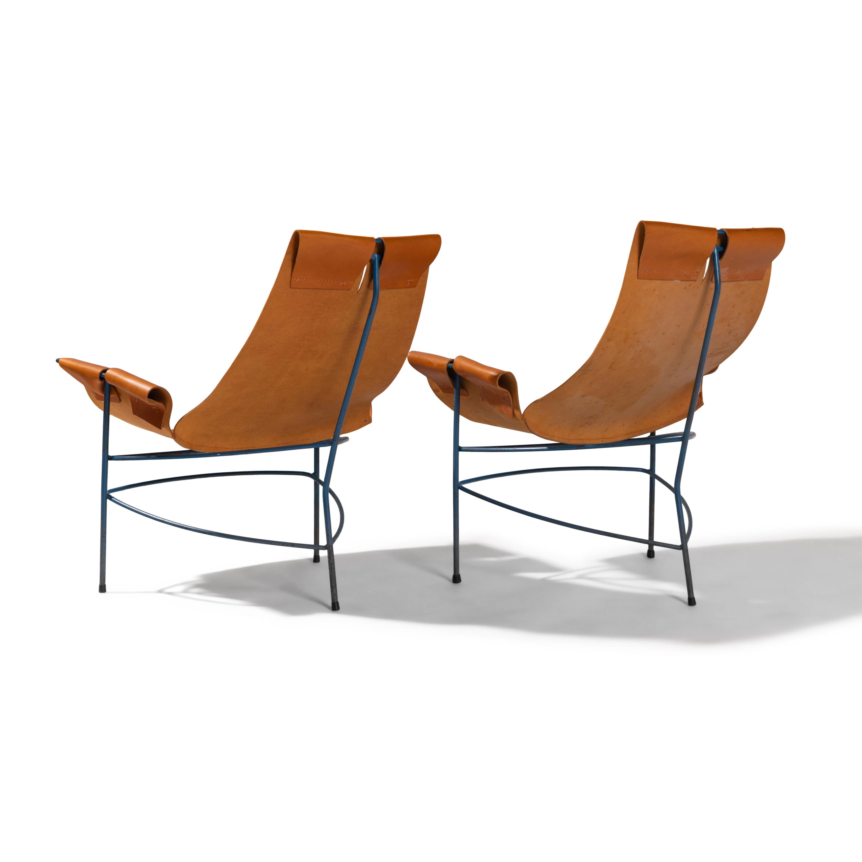 Jerry Johnson (American, 1927-2005) — Lounge Chairs, Pair, c. 1950s