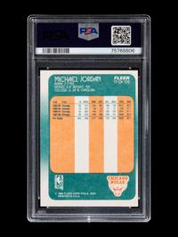A Group of PSA Graded 1988 Fleer Michael Jordan and Scottie Pippen Basketball Cards,