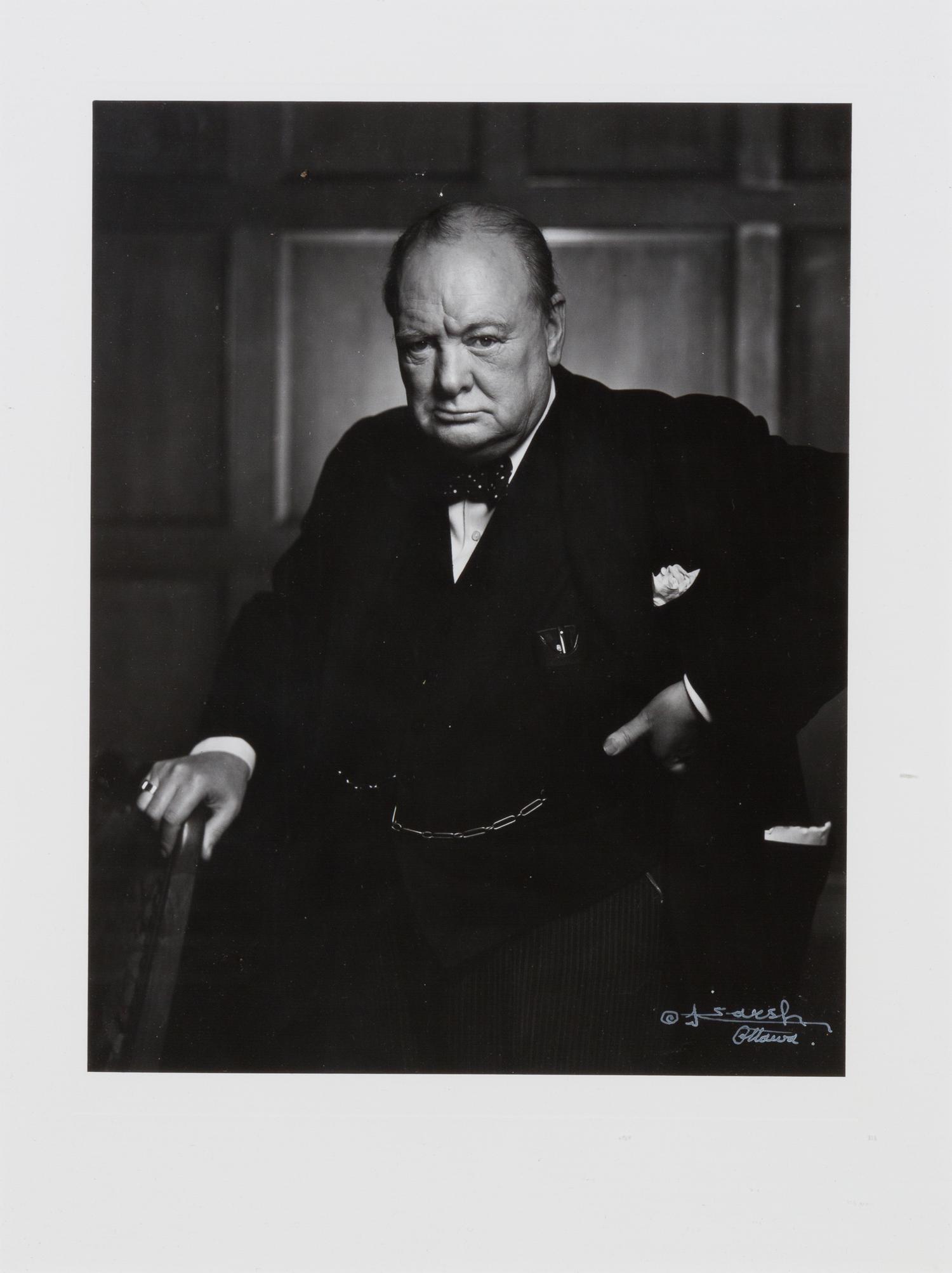 Yousuf Karsh, (Armenian, 1908-2002), Winston Churchill, 1941