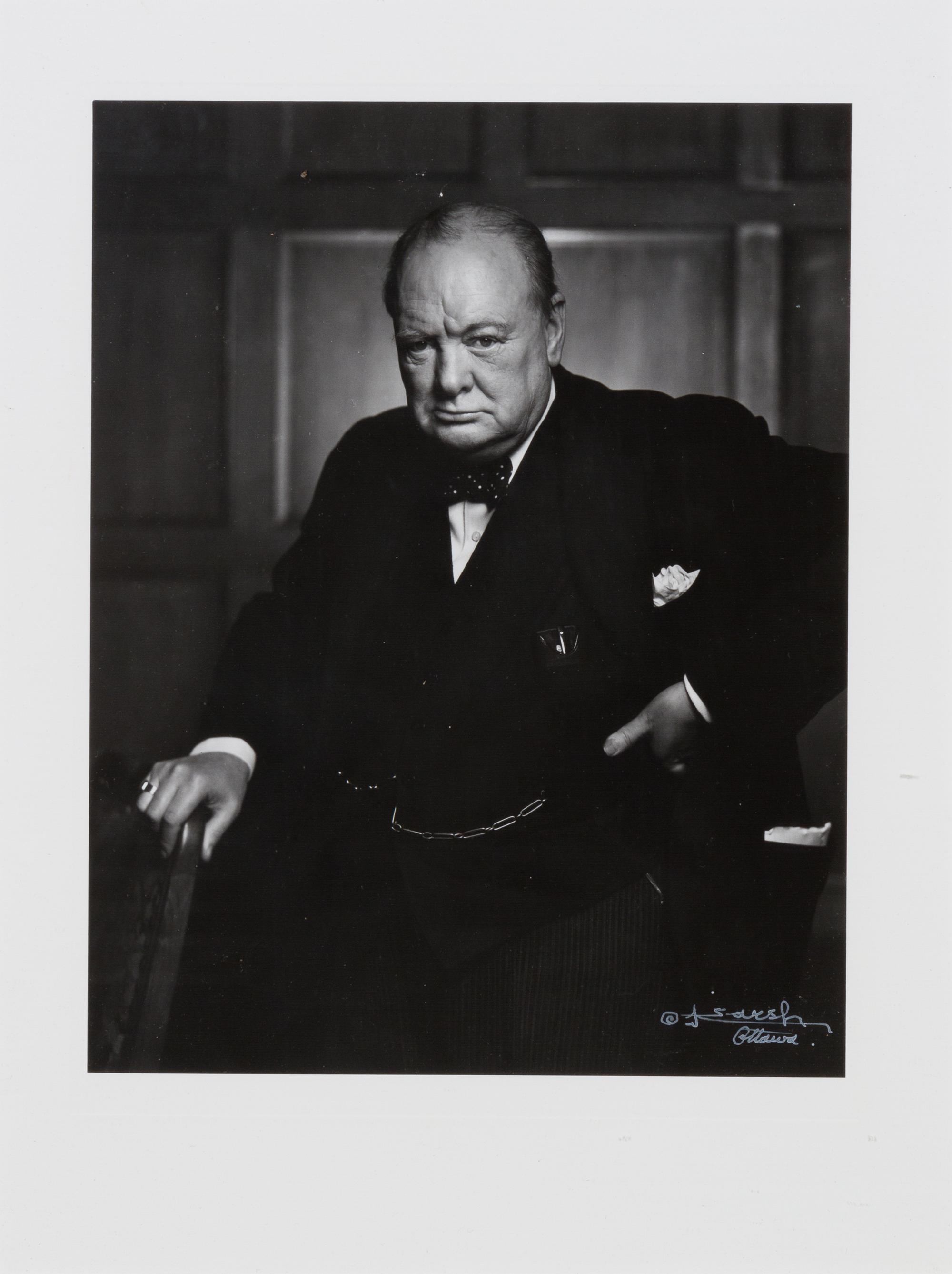 Yousuf Karsh, (Armenian, 1908-2002), Winston Churchill, 1941