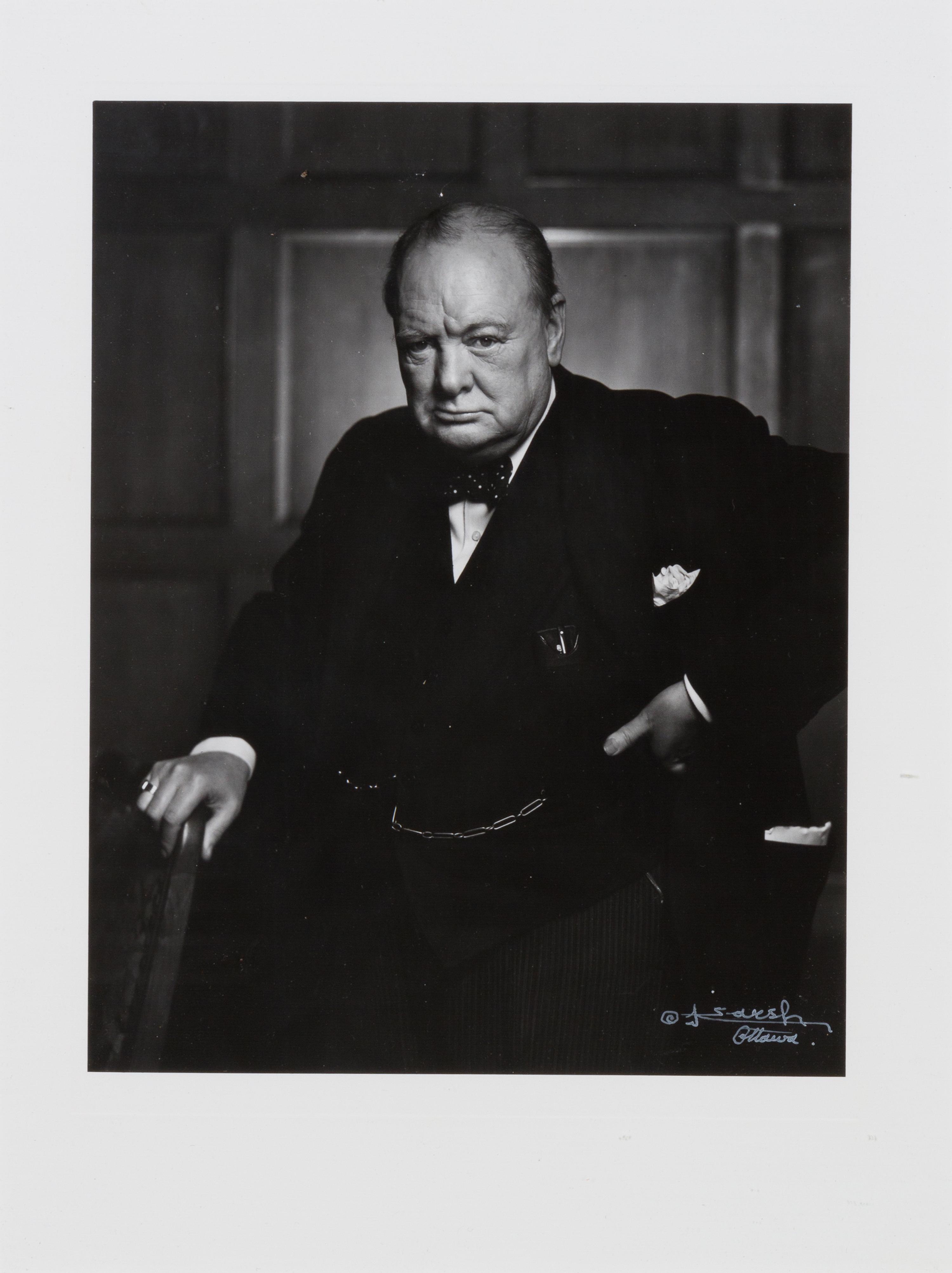 Yousuf Karsh, (Armenian, 1908-2002), Winston Churchill, 1941
