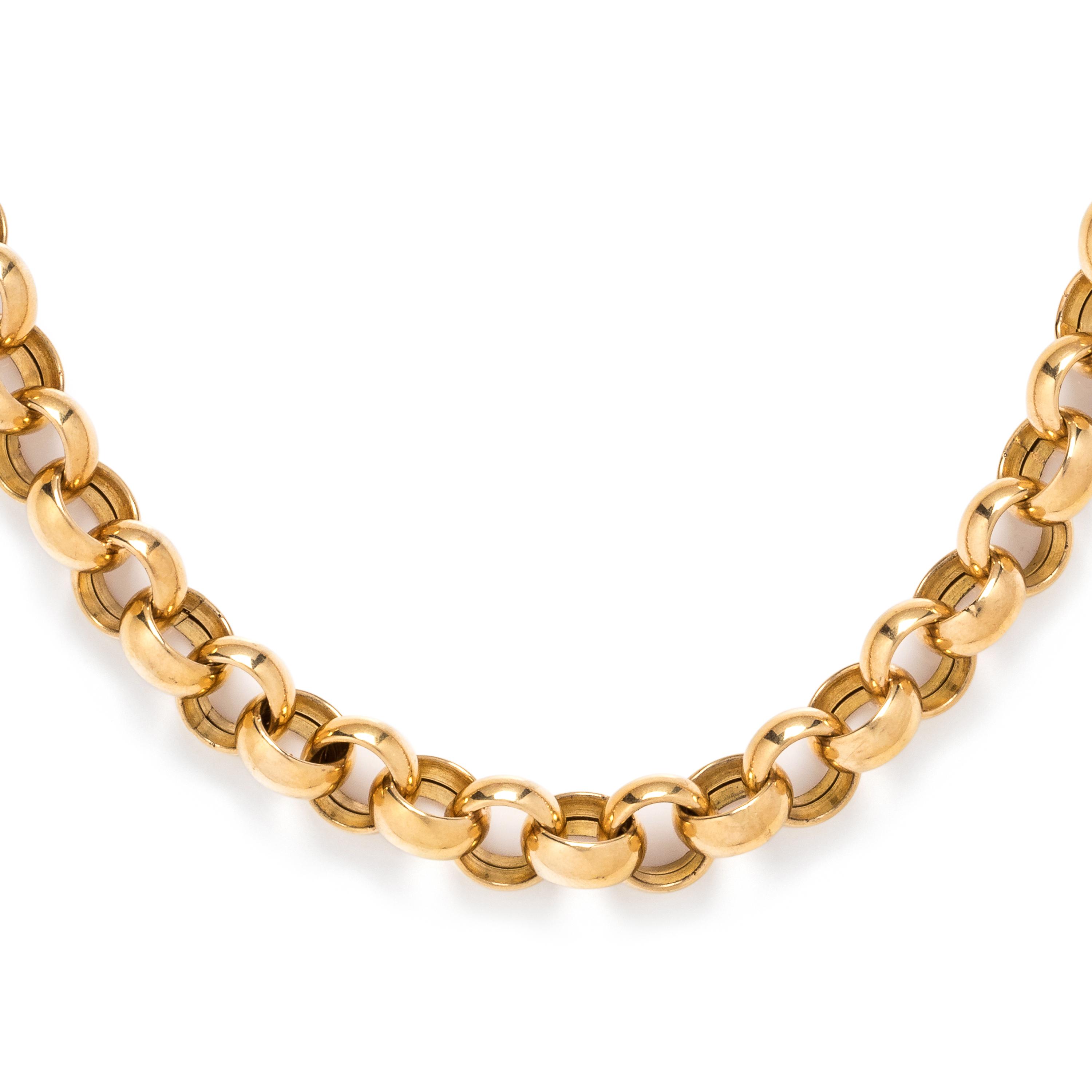 YELLOW GOLD NECKLACE