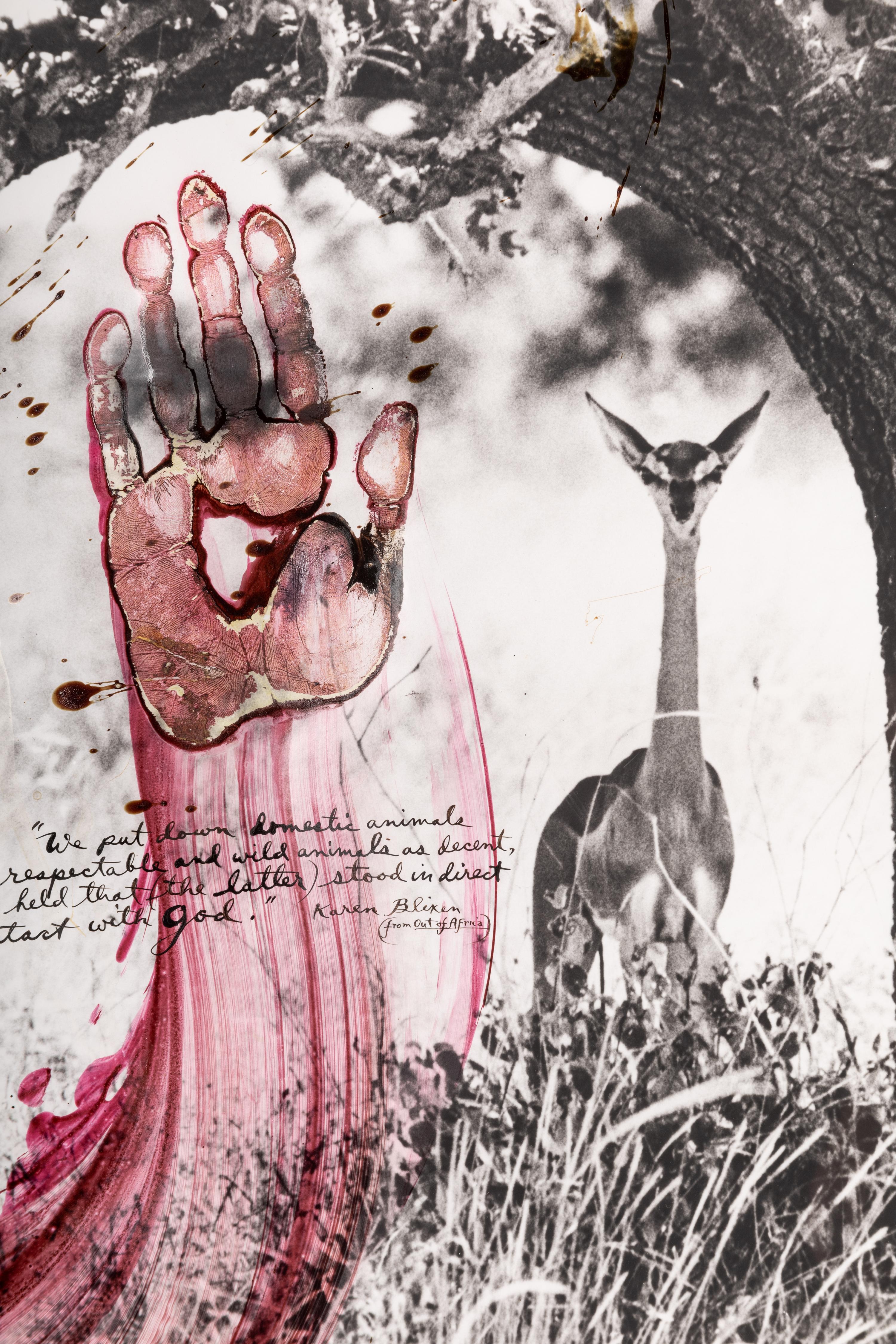 Peter Beard (1938-2020) Tiva Dry River @ Kathemula in Tsavo North, 1965