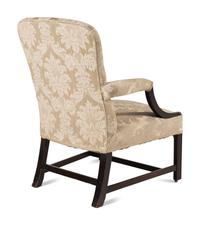 A George III Mahogany Library Chair