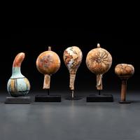 Group of Pueblo Polychrome Rattles, From the Collection of Dick Jemison, Alabama