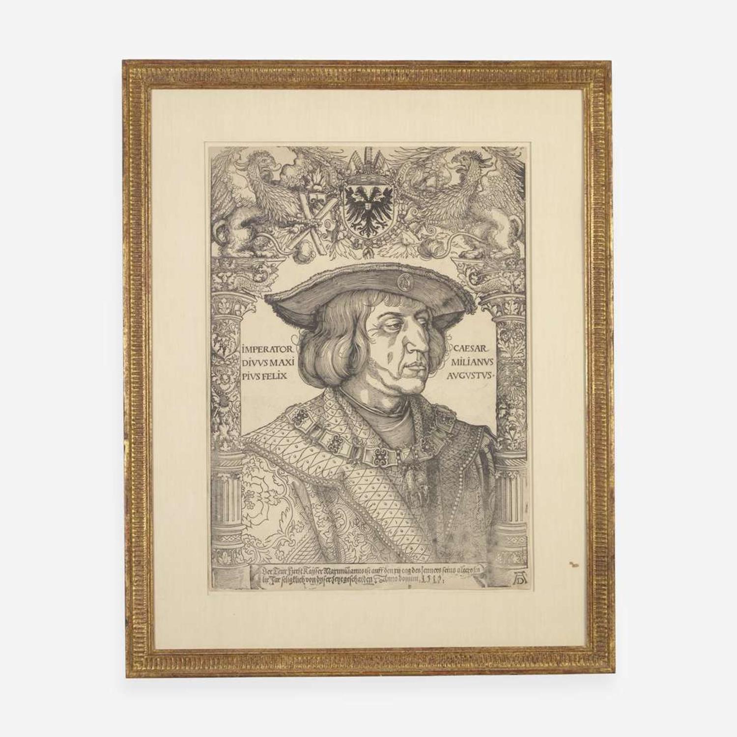 Albrecht Dürer (German, 1471–1528) Portrait of Emperor Maximilian I
