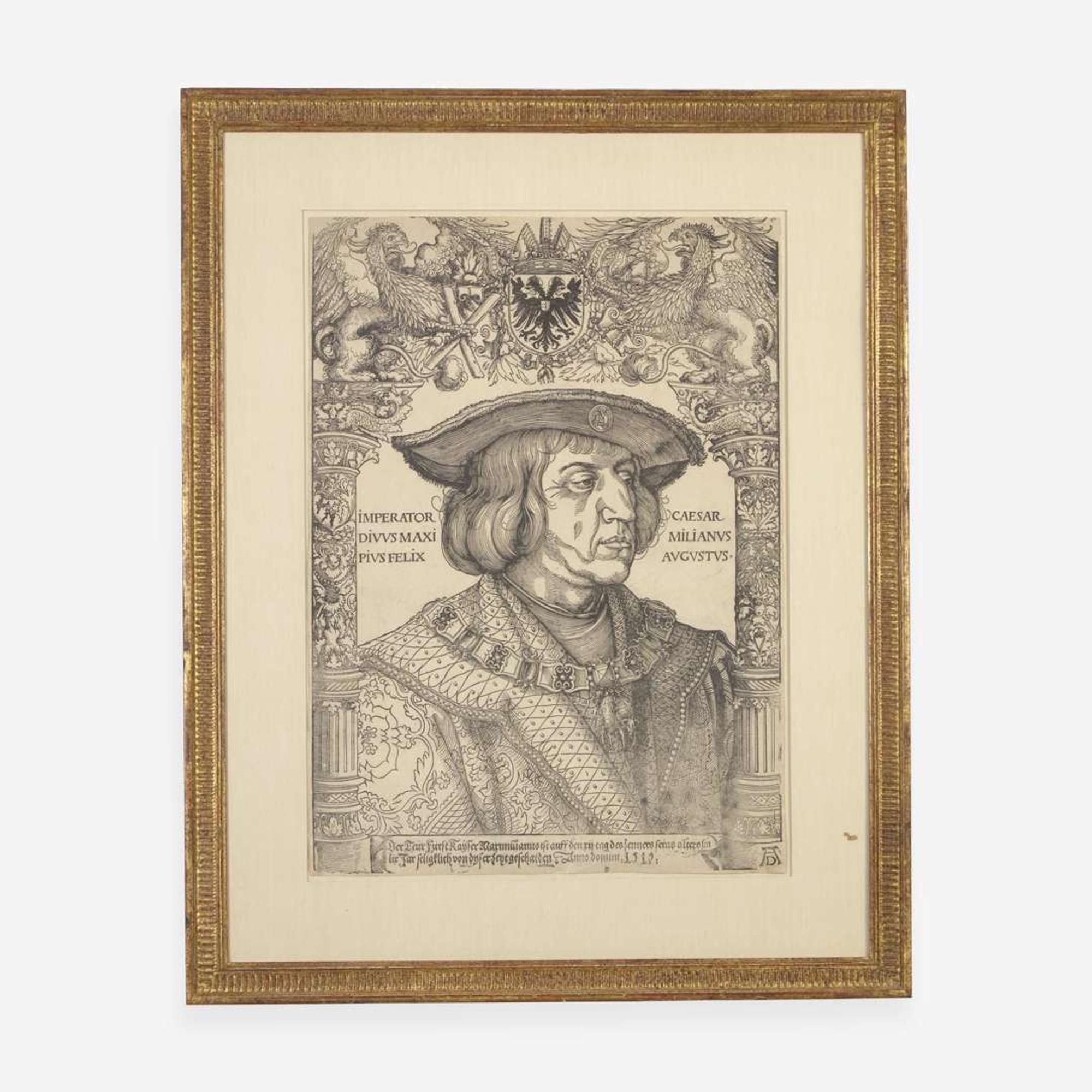 Albrecht Dürer (German, 1471–1528) Portrait of Emperor Maximilian I