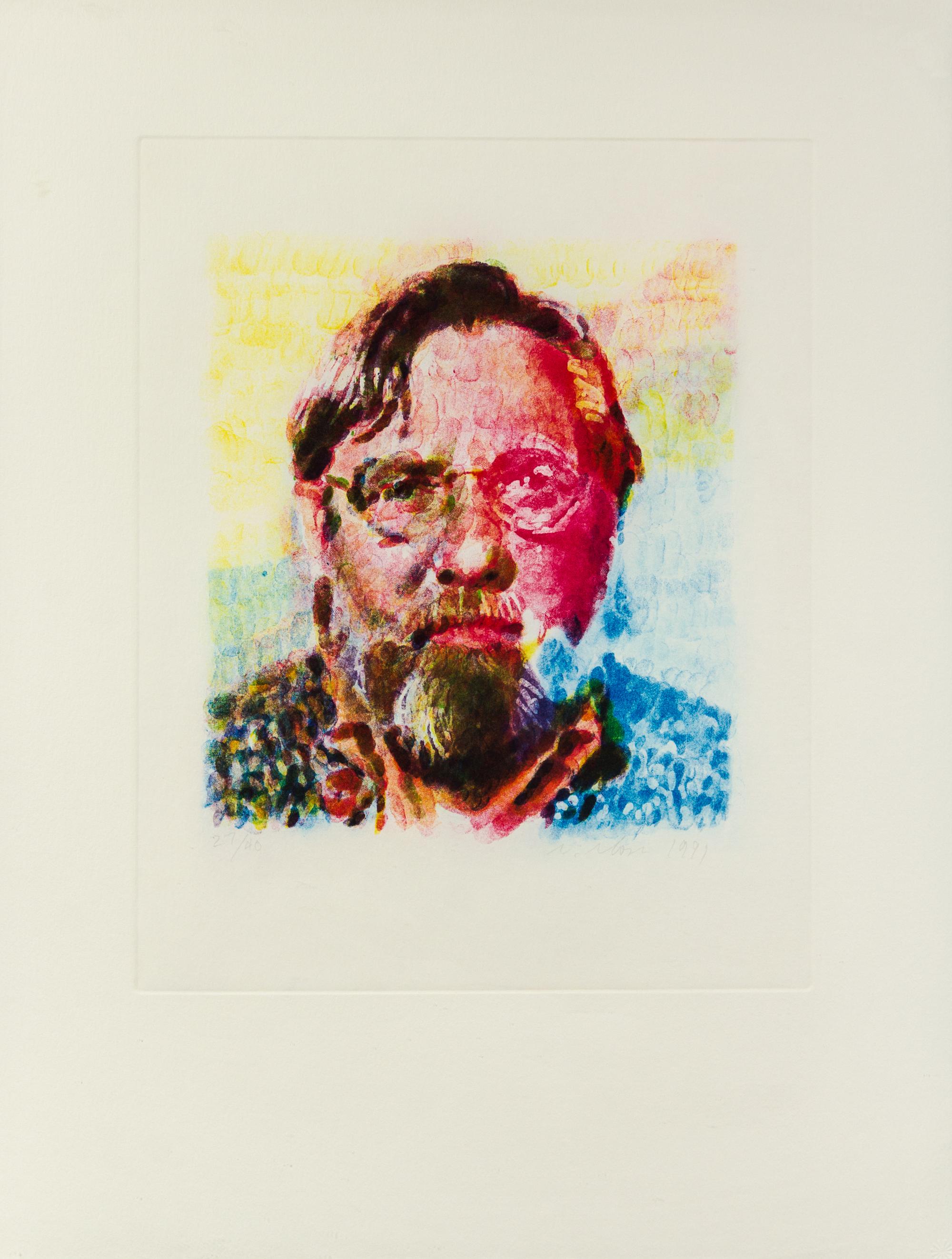 Chuck Close, (American, b. 1940), John II, 1991