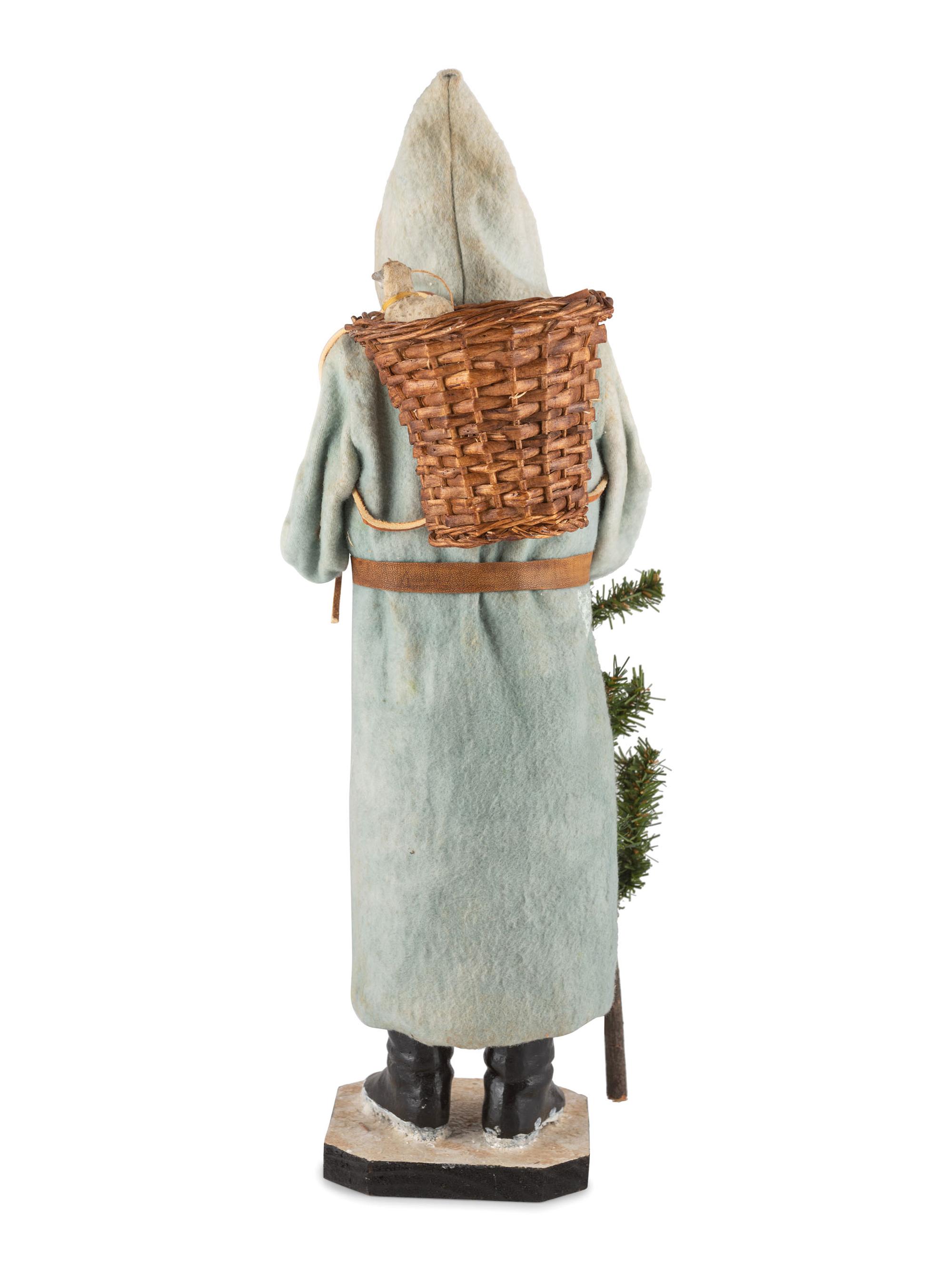 A Contemporary Papier-Mâché Santa Claus Candy Container