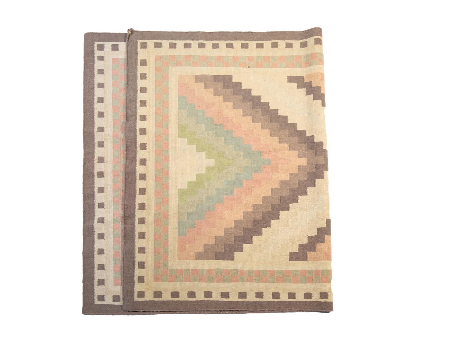 Two American Woven Rugs