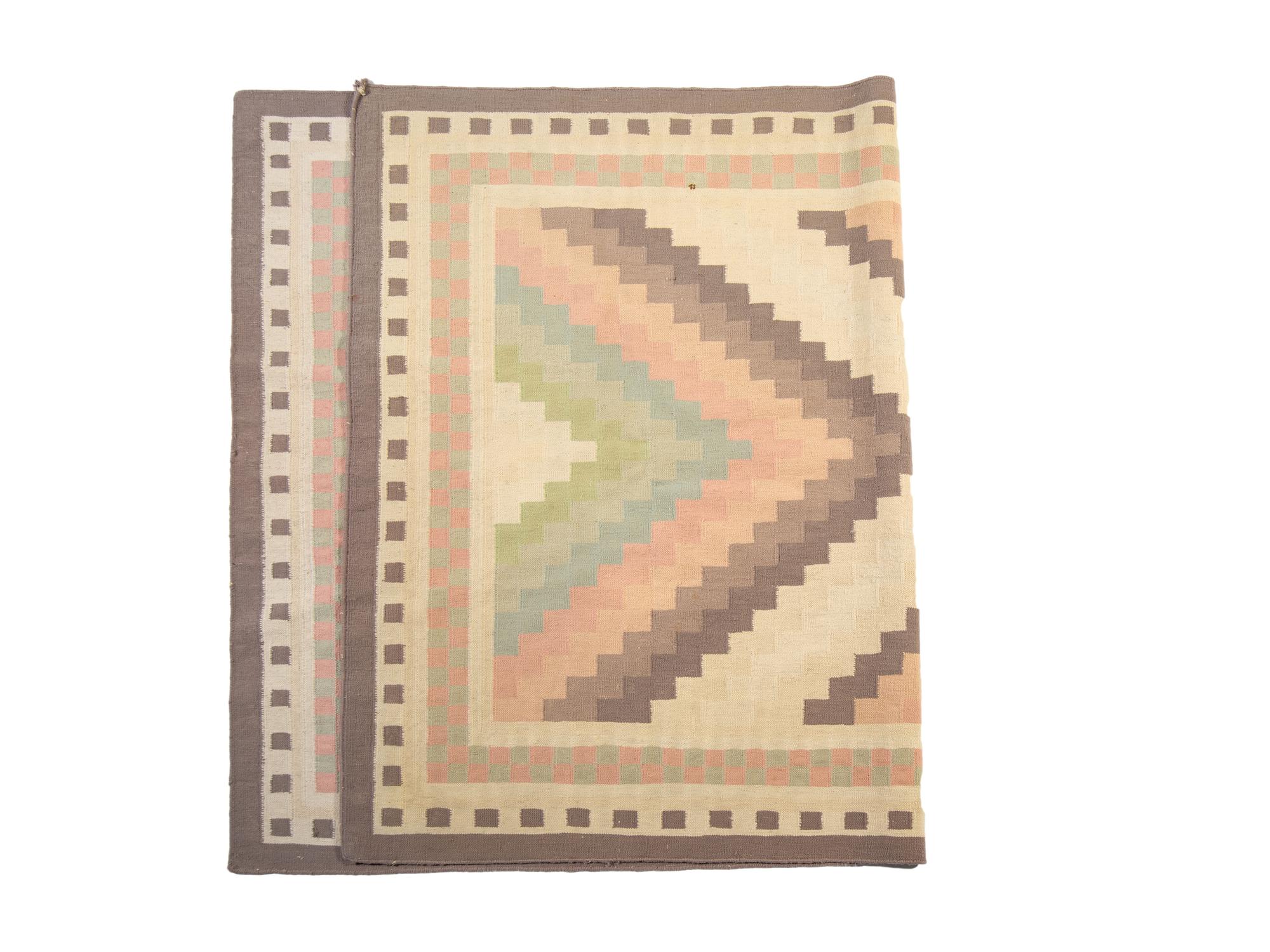 Two American Woven Rugs