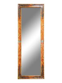 Two Chinese-Style Painted Pier Mirrors