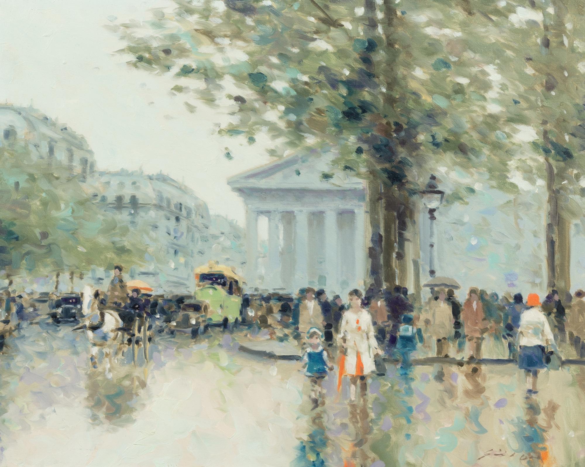 Andre Gisson, (American, 1921-2003), Place de la Madeleine