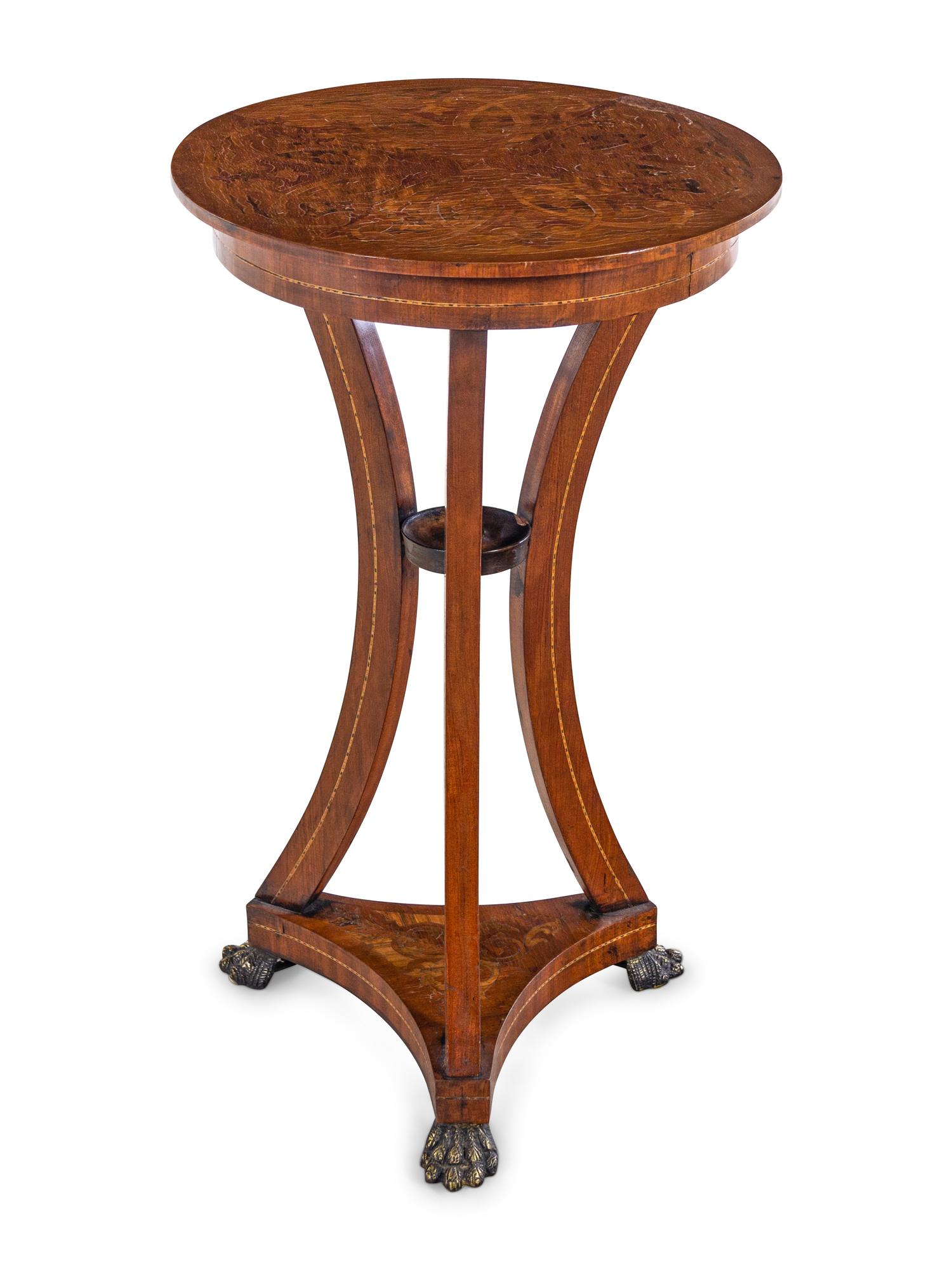 A Continental Marquetry Occasional Table