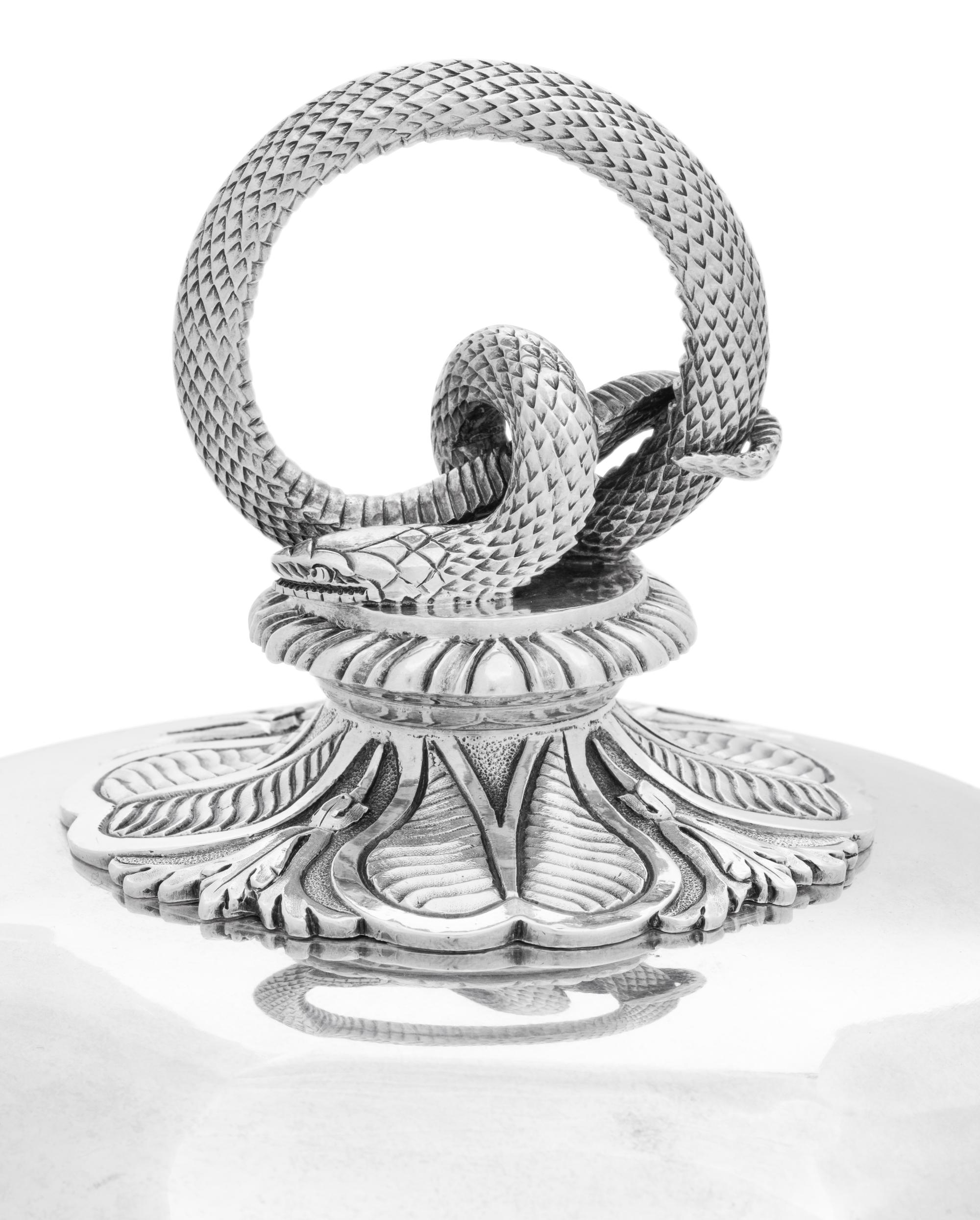 A George III Silver Cloche