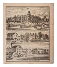 [CHICAGO]. A group of engravings and prints of Chicago and other areas of Illinois.