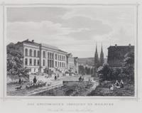 Seven Architectural Etchings Each: 5 1/2 x 7 inches.