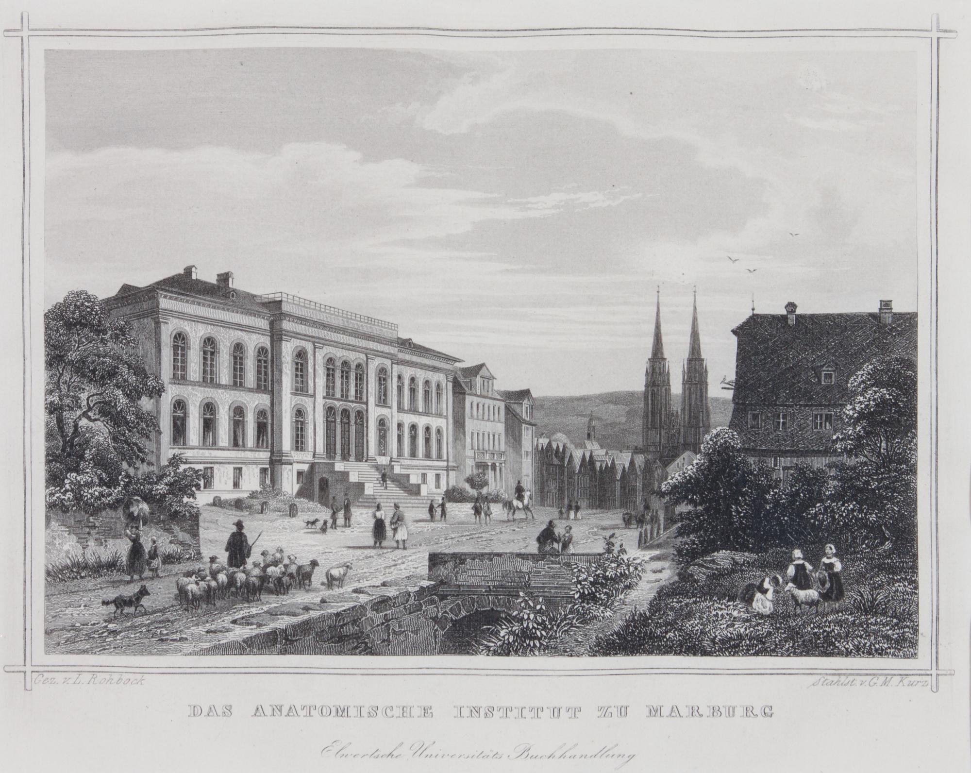 Seven Architectural Etchings Each: 5 1/2 x 7 inches.