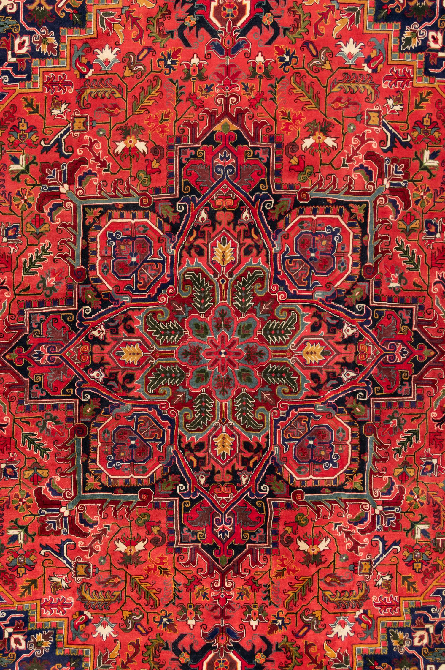 A Heriz Wool Rug