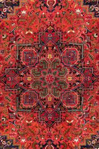 A Heriz Wool Rug