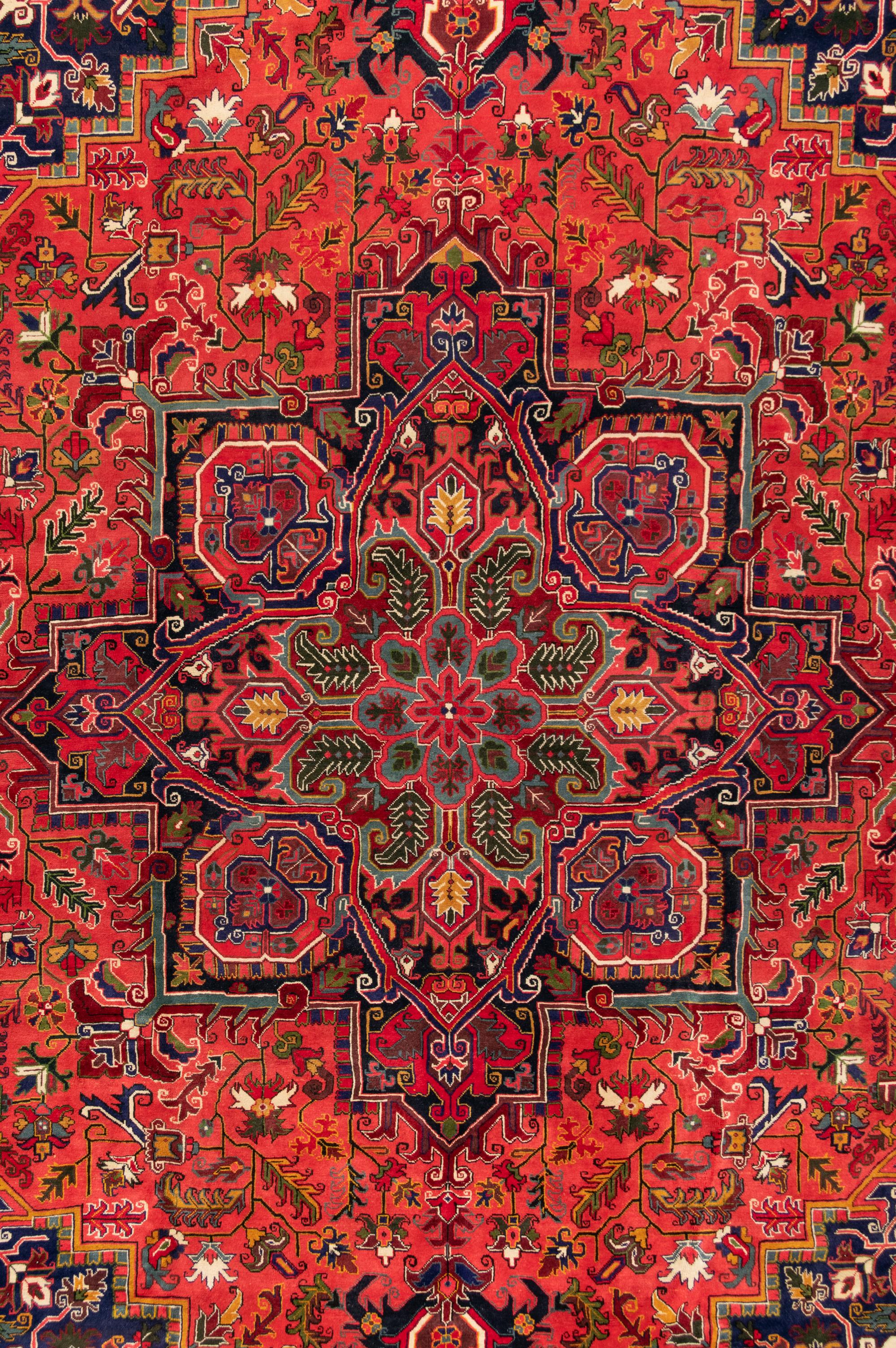 A Heriz Wool Rug
