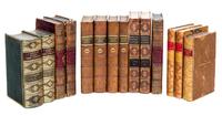 (CLASSICS) A group of 14 leather-bound volumes.