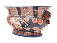 An Imari Porcelain Jardinière