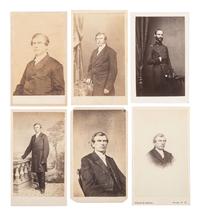 [LINCOLN, Abraham (1809-1865)]. CDVs featuring members of the honor guard that accompanied Lincoln's body from Washington, DC to Springfield, IL, & other key figures in charge of the funeral.