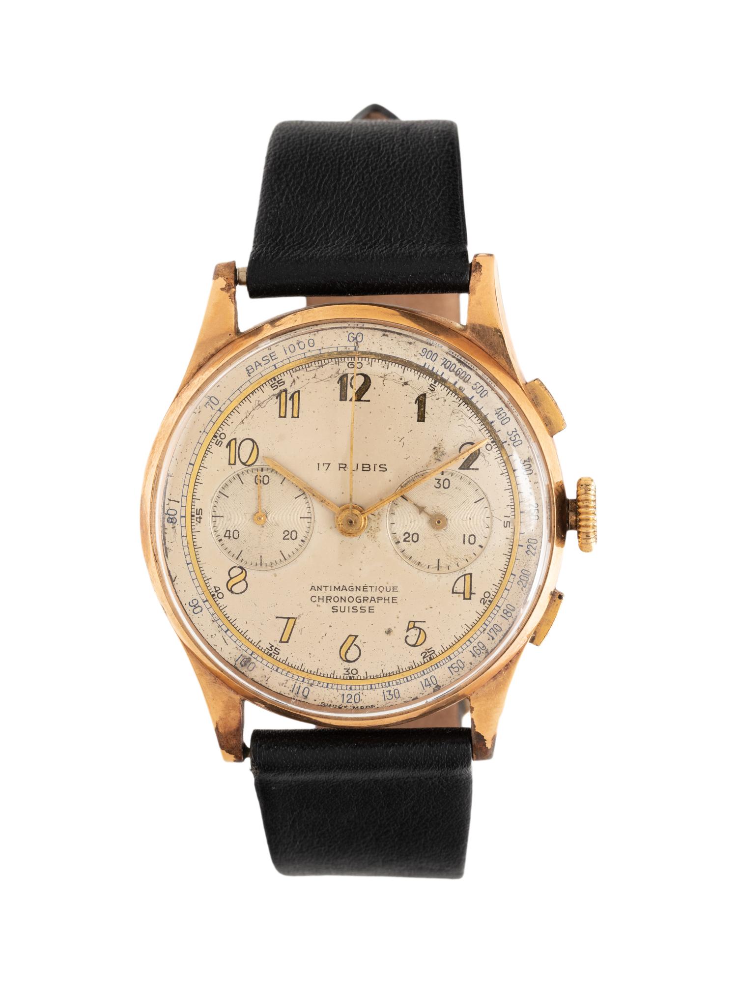 VINTAGE, CHRONOGRAPH WATCH