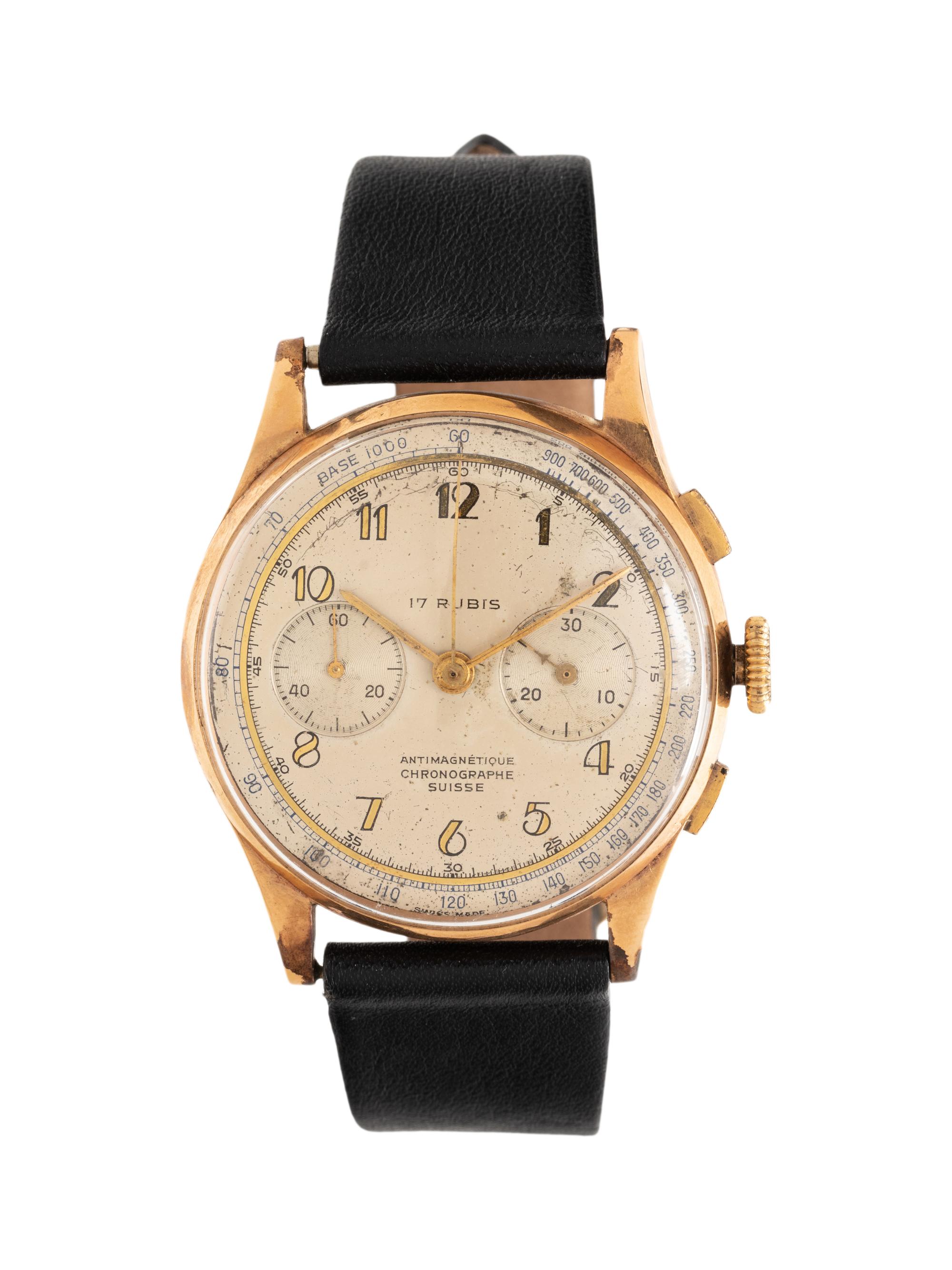 VINTAGE, CHRONOGRAPH WATCH