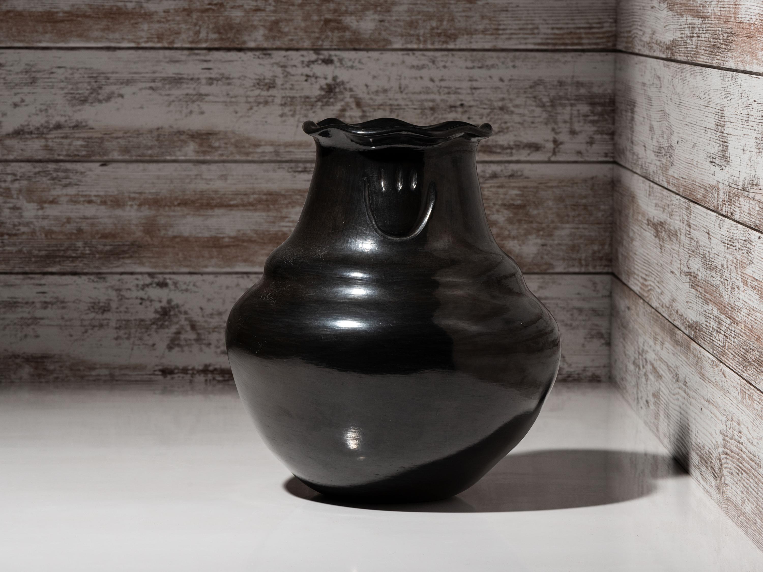 Blackware Pottery Vase