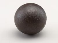 [CIVIL WAR]. Canister round and grapeshot cannonball.