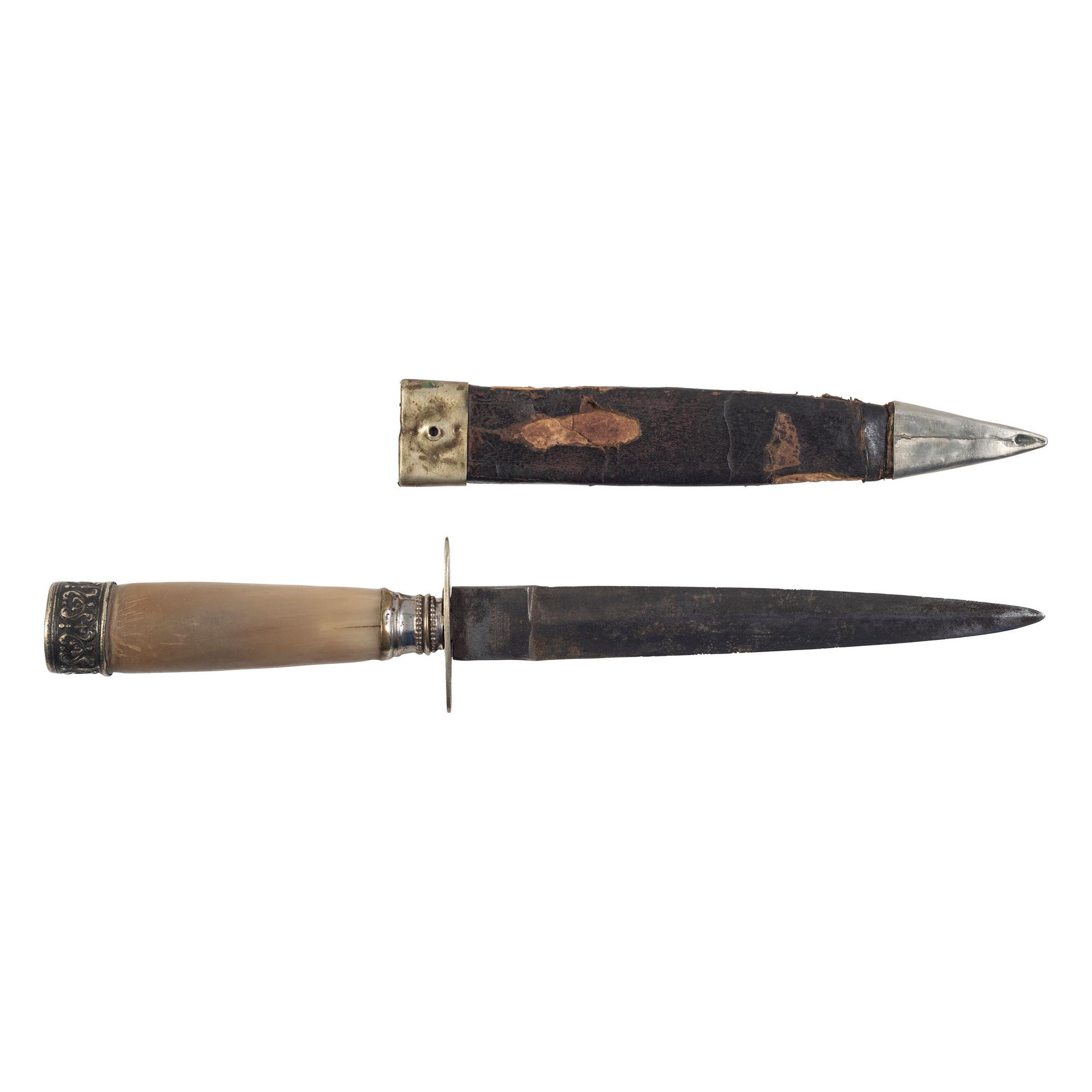 English Snake Buckle Belt and Sheffield Dirk