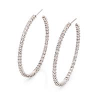DIAMOND HOOP EARRINGS