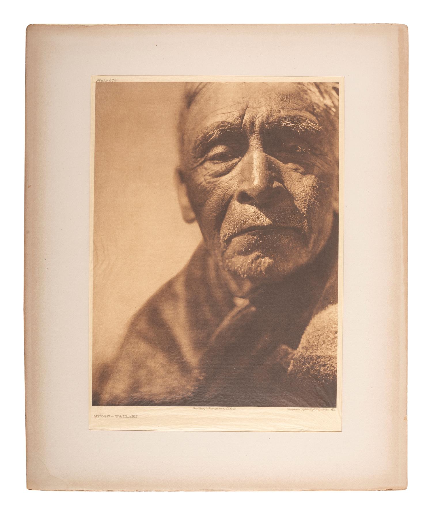 CURTIS, Edward (1868-1952). A group of 24 photogravures on Japanese tissue from portfolios 14 and 15.