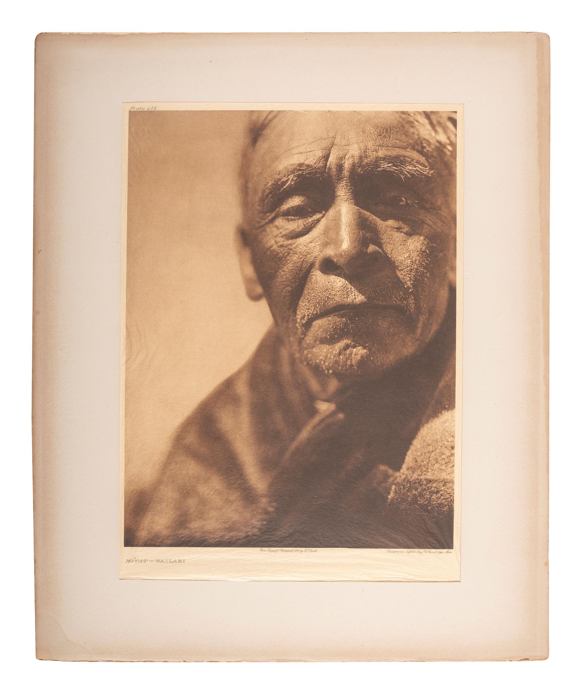 CURTIS, Edward (1868-1952). A group of 24 photogravures on Japanese tissue from portfolios 14 and 15.
