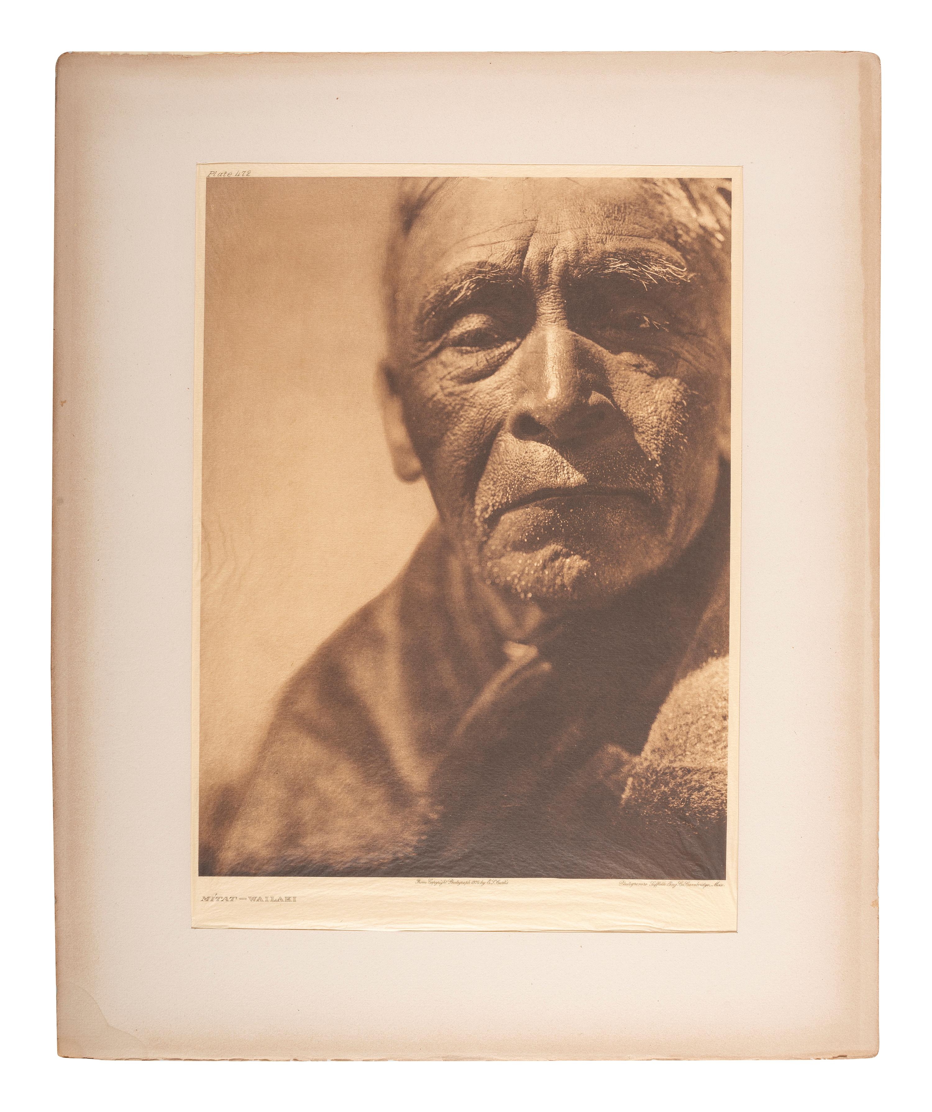 CURTIS, Edward (1868-1952). A group of 24 photogravures on Japanese tissue from portfolios 14 and 15.