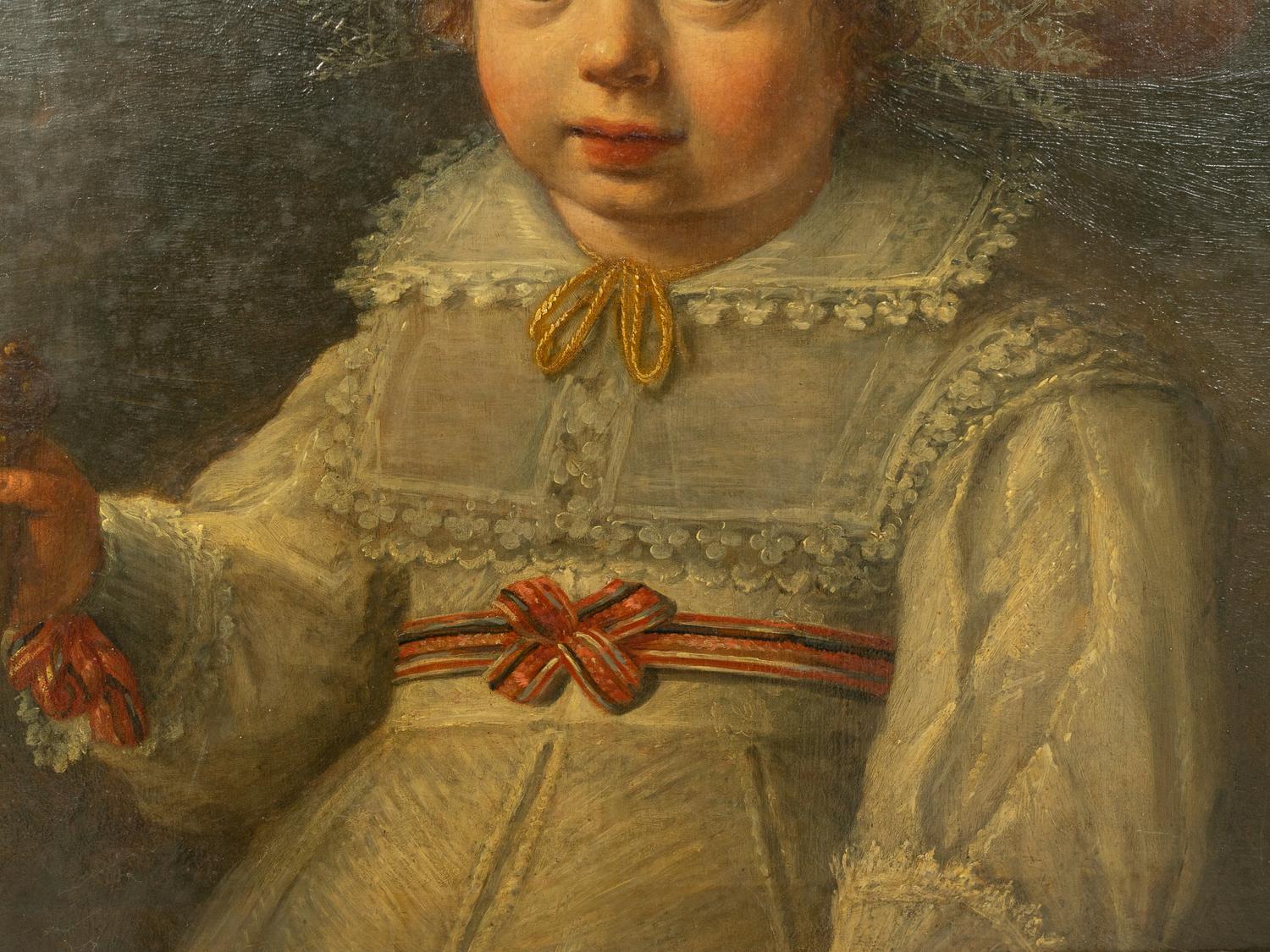 Portrait of a Child in Straw Hat