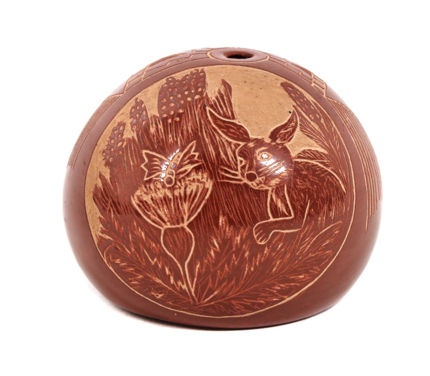 Camilio Tafoya (1902-1995), Santa Clara Height 2 x diameter 2 1/2 inches.