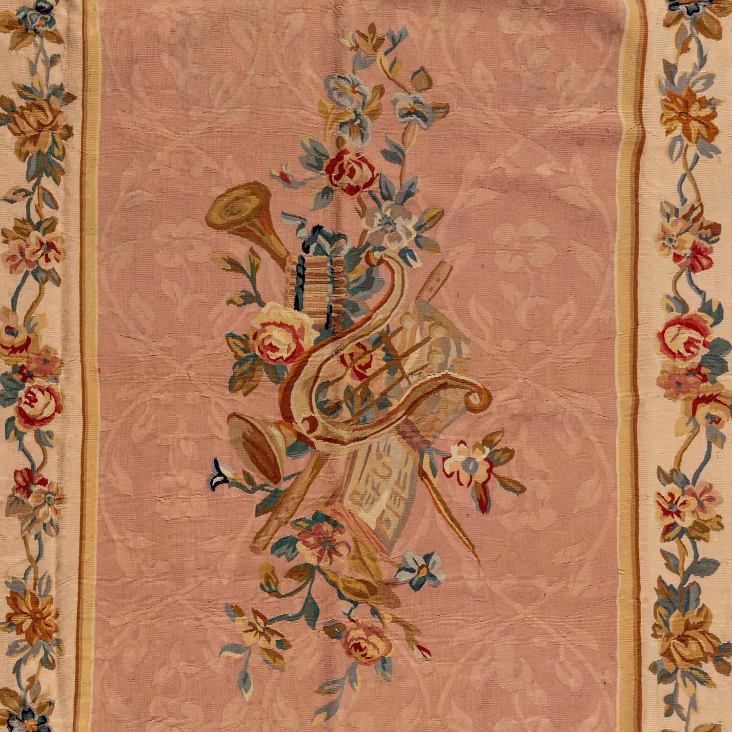 An Aubusson Style Wool Rug