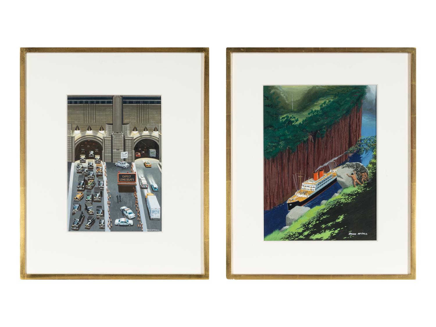 Expect Long Delays and Amazon Steamship Tour (two works), 1997