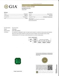 An 18K Yellow Gold, Emerald, and Diamond Ring