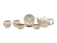 A Japanese Earthenware Tea Service