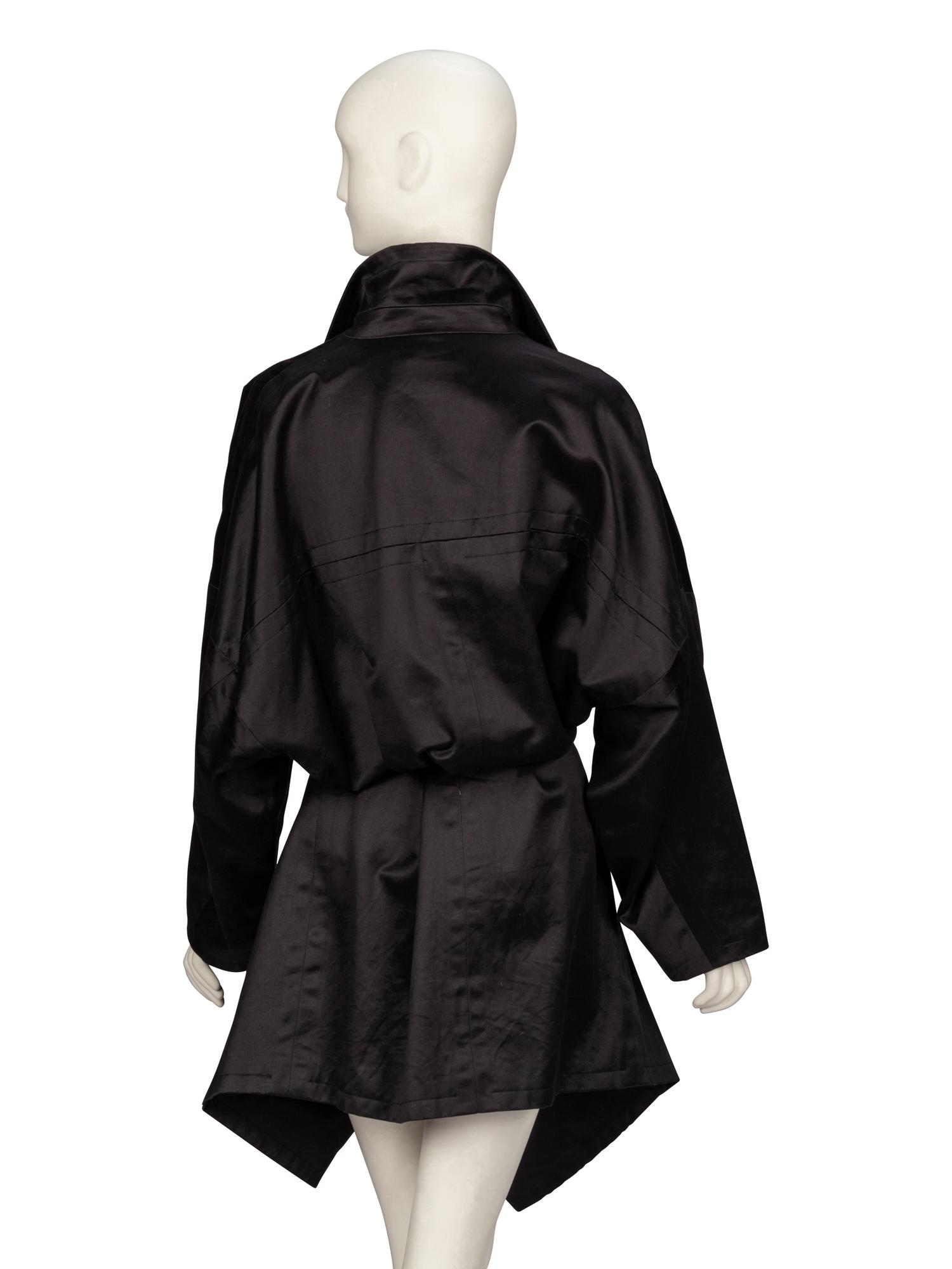 Yves Saint Laurent Rive Gauche, Oversized Drop Waist Jacket